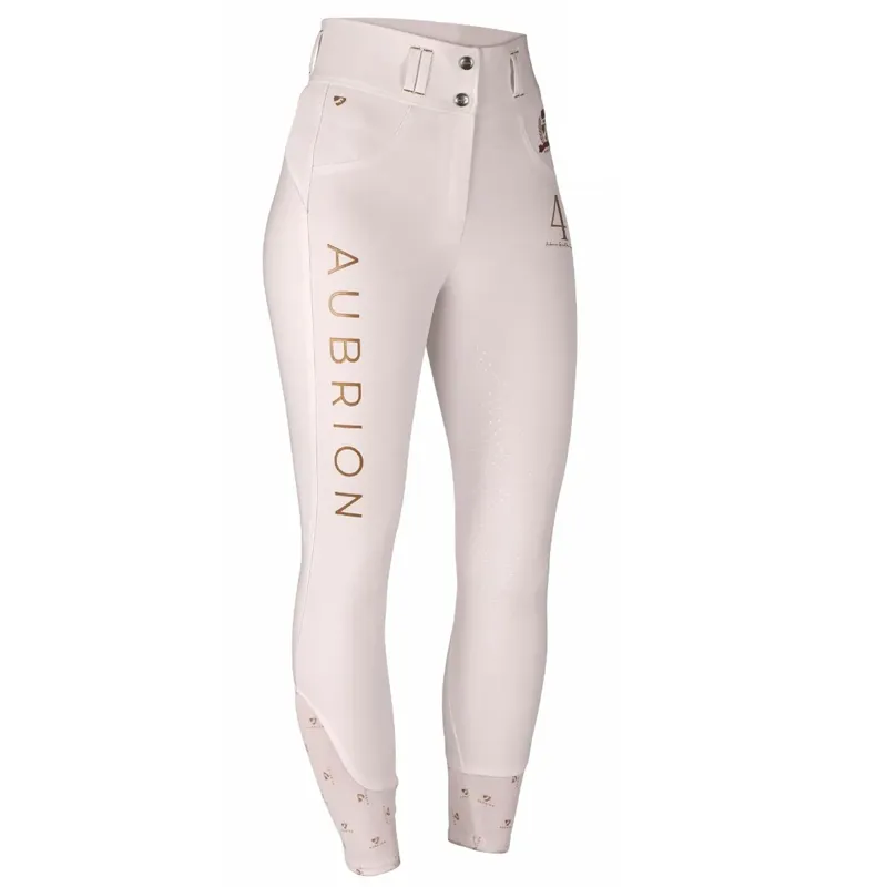 Aubrion Team Breeches - White