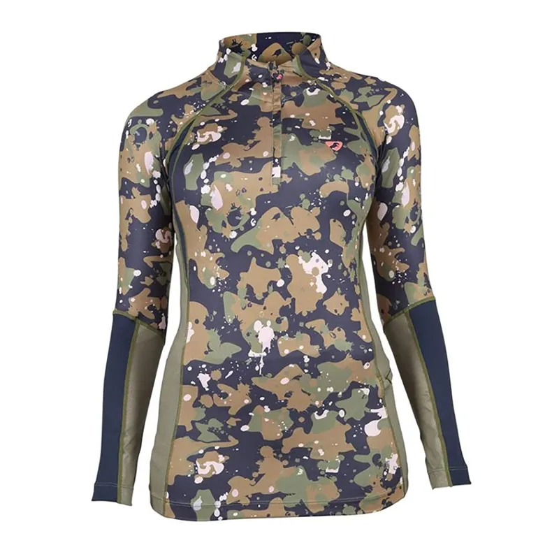 Aubrion Newbury Maids Long Sleeve Base Layer - Camo