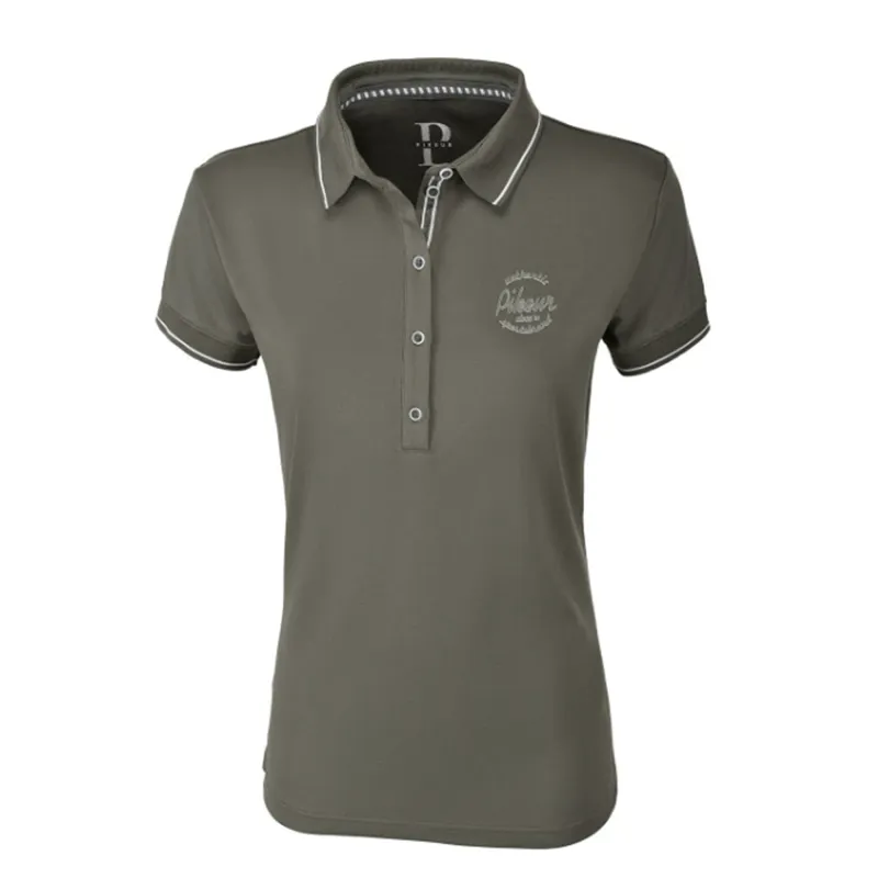 Pikeur Dasha Polo Shirt - Light Olive