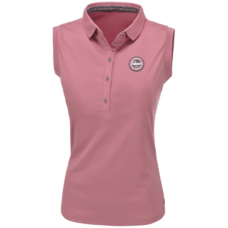 Pikeur Jarla Sleeveless Polo - Foxglove