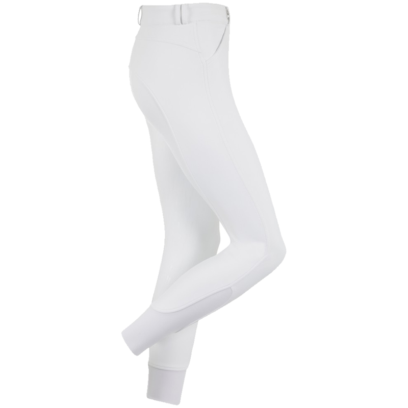 LeMieux Drytex Waterproof Knee Grip Breeches - White-1