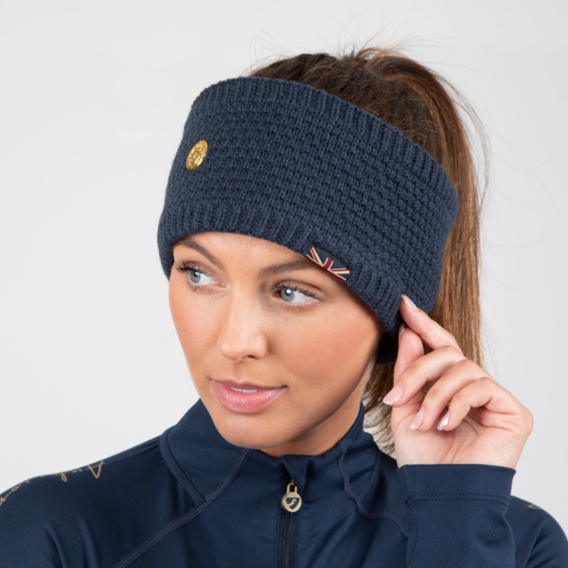 Aubrion Team Headband - Navy Blue-1