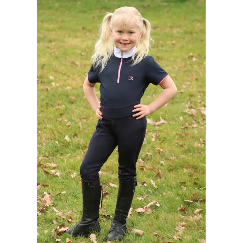 Sara Riding Tights By Little Rider - Navy/Pink-1