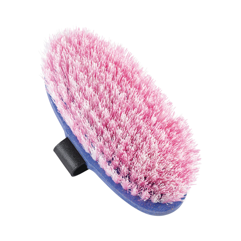 Haas Pony Love Glitter Brush - Pink/White-1
