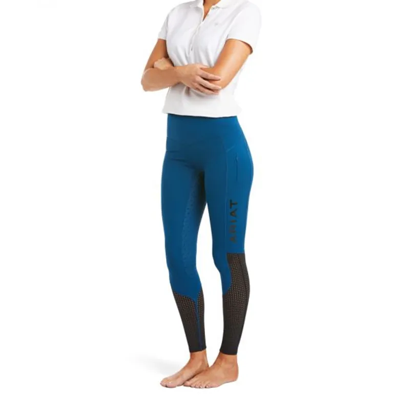 Ariat Women's EOS Full Seat Tights - Blue Opal -3