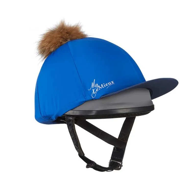 My LeMieux Pom Pom Hat Silk - Benetton Blue
