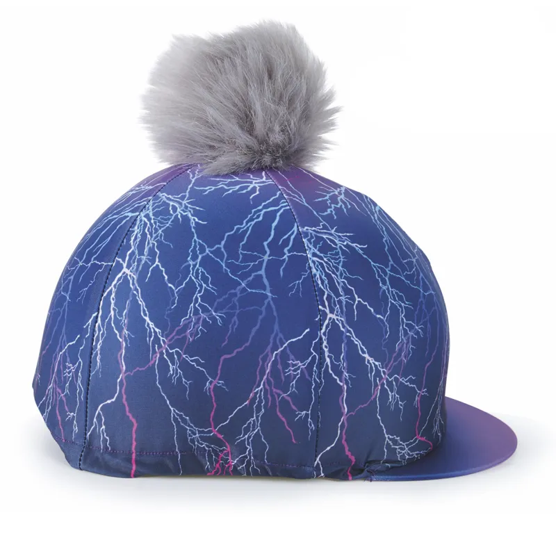 Aubrion Hyde Park Hat Cover - Purple Lightening