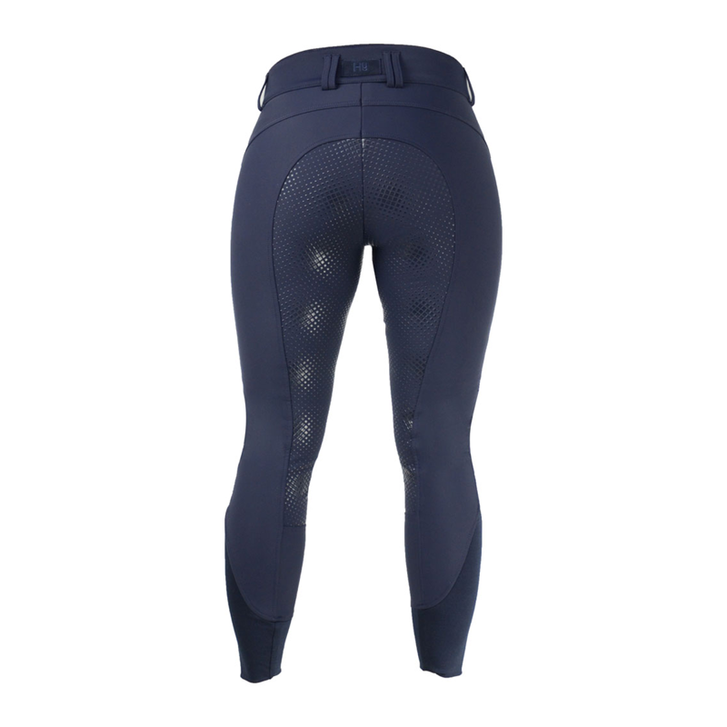 Hy Equestrian Arctic Softshell Ladies Breeches - Navy-2