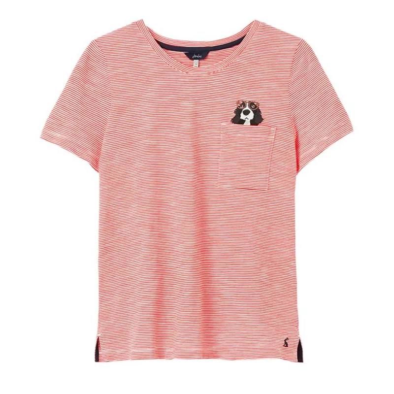 Joules Carley Print T-Shirt - Spaniel Pocket