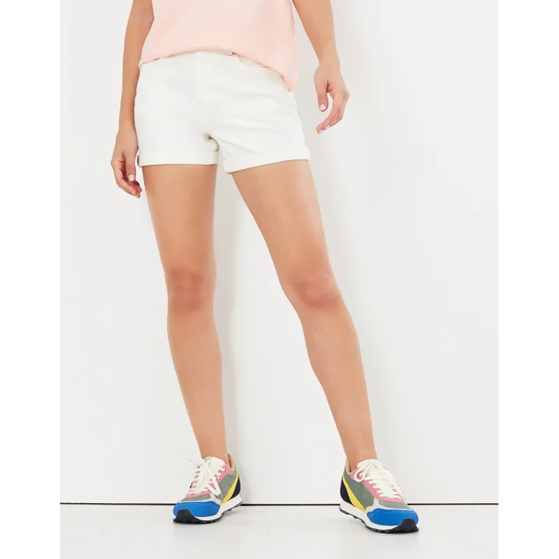 Joules Shirley Denim Short - Marshmallow-1