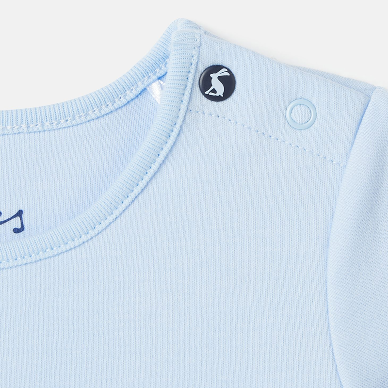 Joules Tate Artwork Short Sleeve T-Shirt - Blue Bee-4