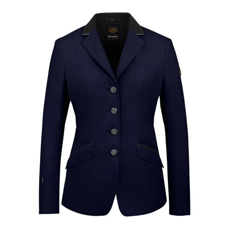 Cavallo Estoril Riding Jacket With Crystal Buttons - Deep Blue