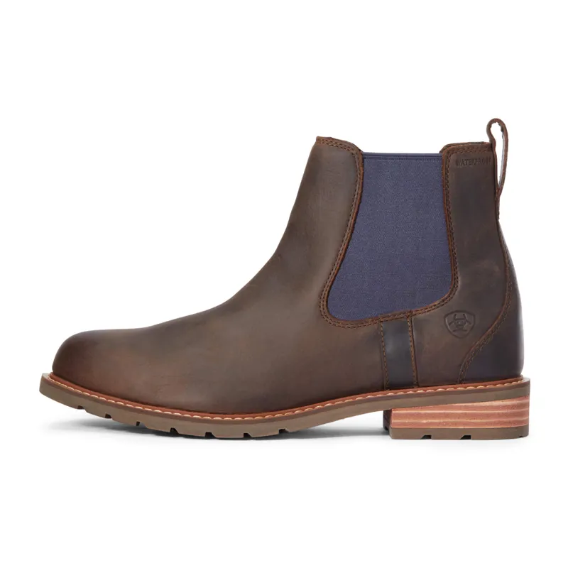 Ariat Men's Wexford H20 Boots - Mocha/Navy 