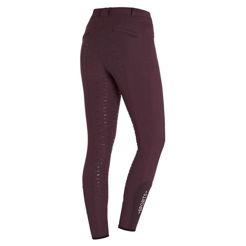Schockemohle Winter Julina FS Style Breeches - Wine-1