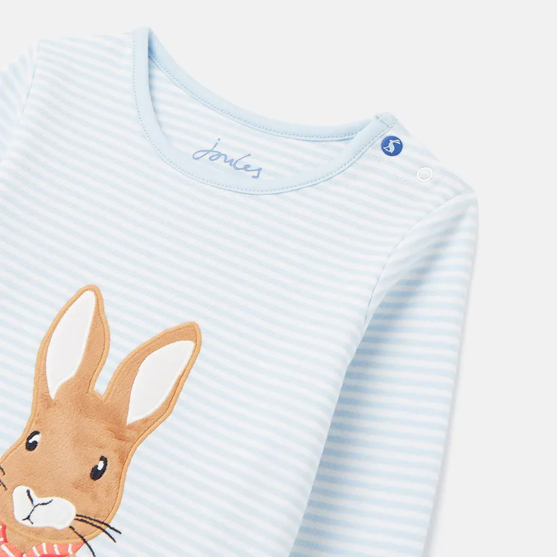 Joules Peter Rabbit Andrew Top And Trouser Set - Blue Stripe Peter-1