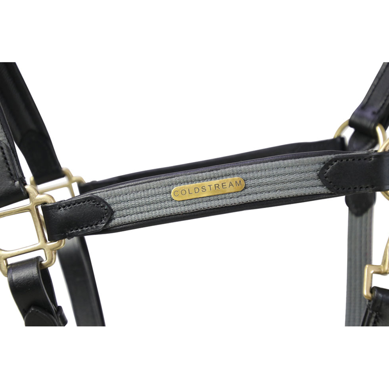 Coldstream Bathan Headcollar - Black/Grey-1