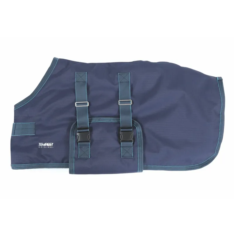 Shires Tempest Original 200 Foal Turnout Rug - Navy/Turquoise-1