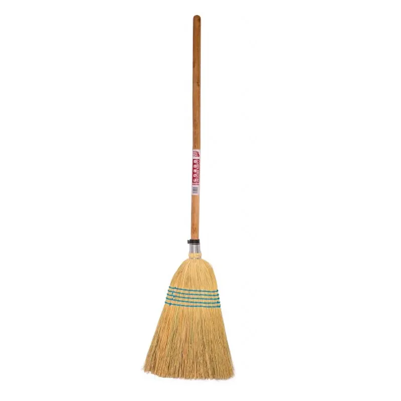 Red Gorilla Corn Broom With Natural Handle
