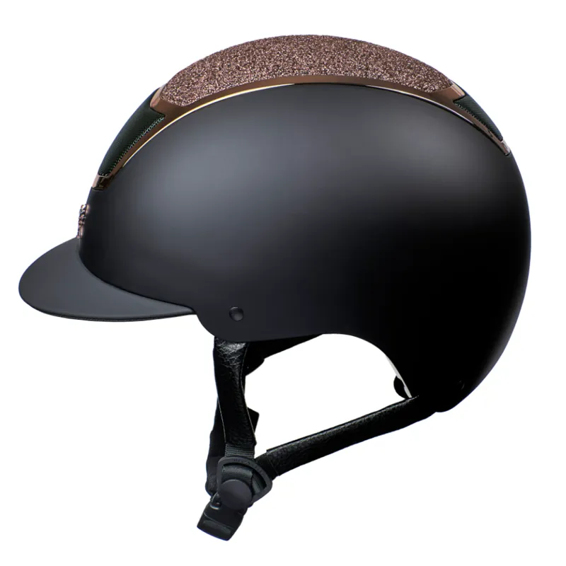 Karben Valentina Riding Hat - Black/Rose Gold-1