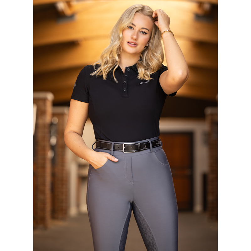 LeMieux Demi Pull On Breggings Full Seat - Grey-3