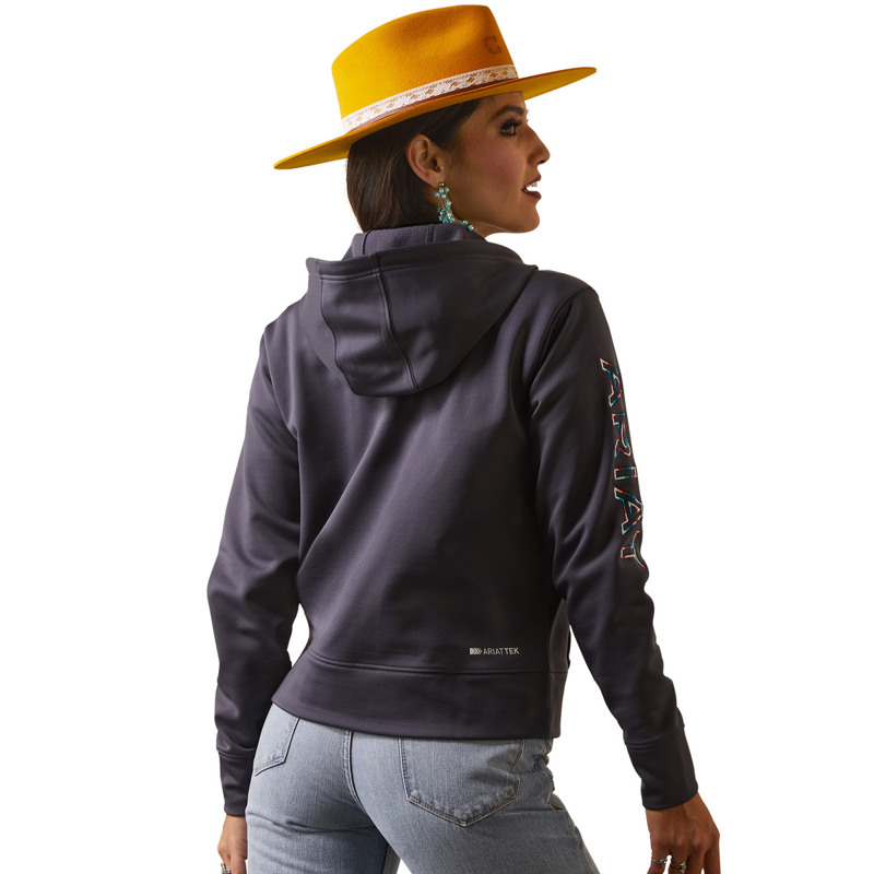 Ariat Women's Tek Hoodie 1/2 Zip Hoodie - Periscope-1