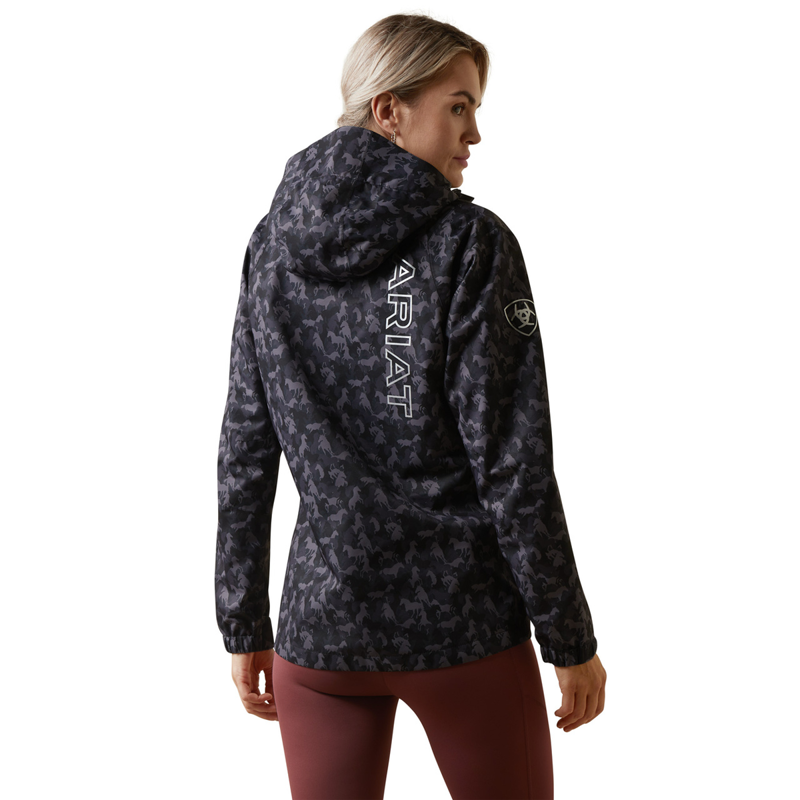 Ariat Women's Spectator Waterproof Jacket - Periscope Camo Horse-1