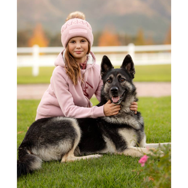 LeMieux Clara Cable Beanie - Pink Quartz-2