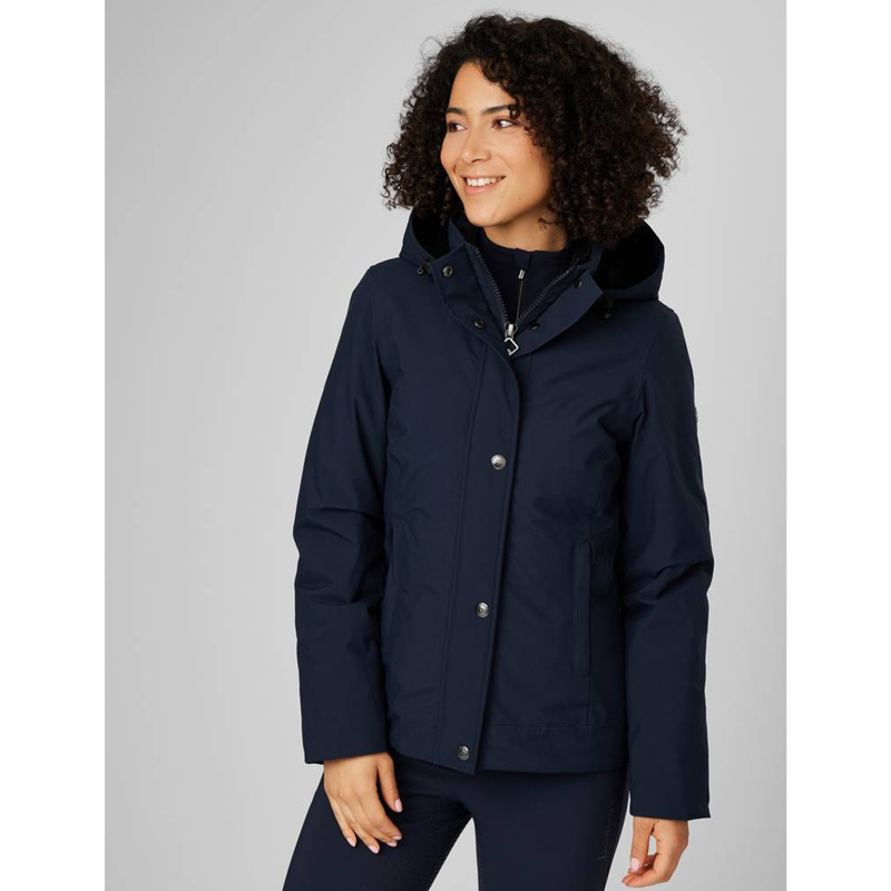 LeMieux Laura Waterproof Short Coat - Navy-2