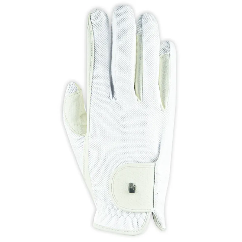 Roeckl Roeck-Grip Lite Adults Riding Gloves - White