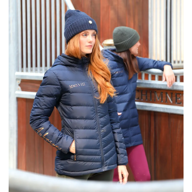 Aubrion Team Padded Jacket - Navy Blue-2