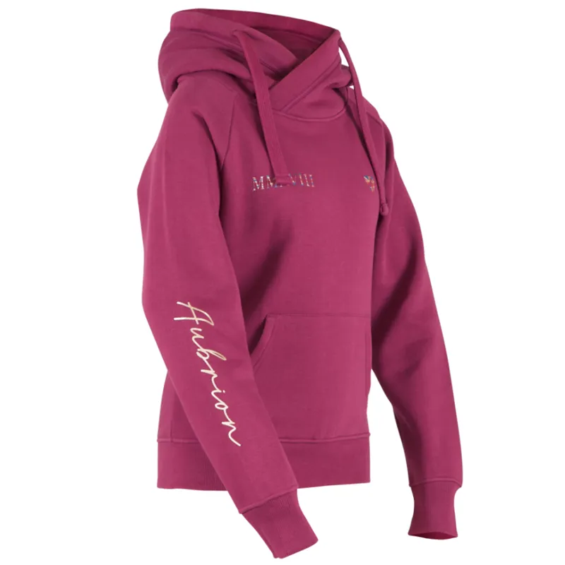 Aubrion Team Hoodie - Mulberry-2