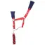 Hy Equestrian DynaMizs Ecliptic Fleece Head Collar And Lead Rope - Navy/Red
