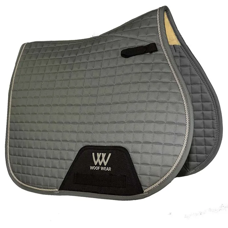 Woof Wear Pony GP Saddle Cloth - Brushed Steel