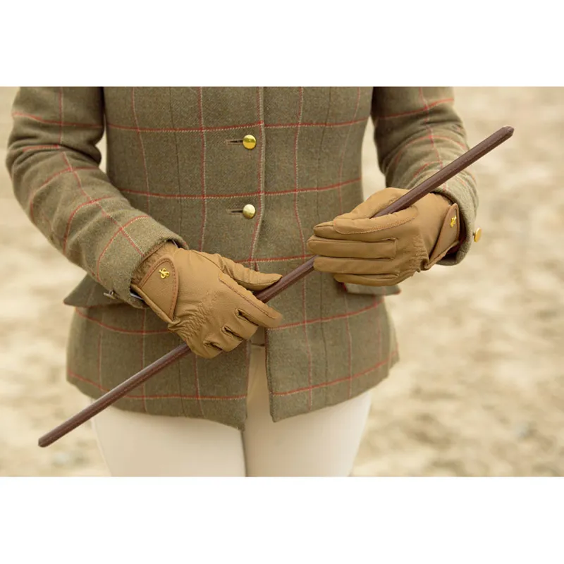 Supreme Products Classic Leather Show Cane 24Inch - Brown