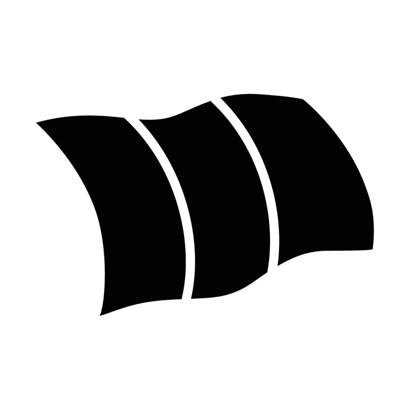 Glamourati Small Stencil Design - Tricolour Vertical Flag