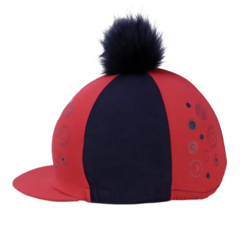 Hy Equestrian DynaMizs Ecliptic Hat Cover - Red/Navy