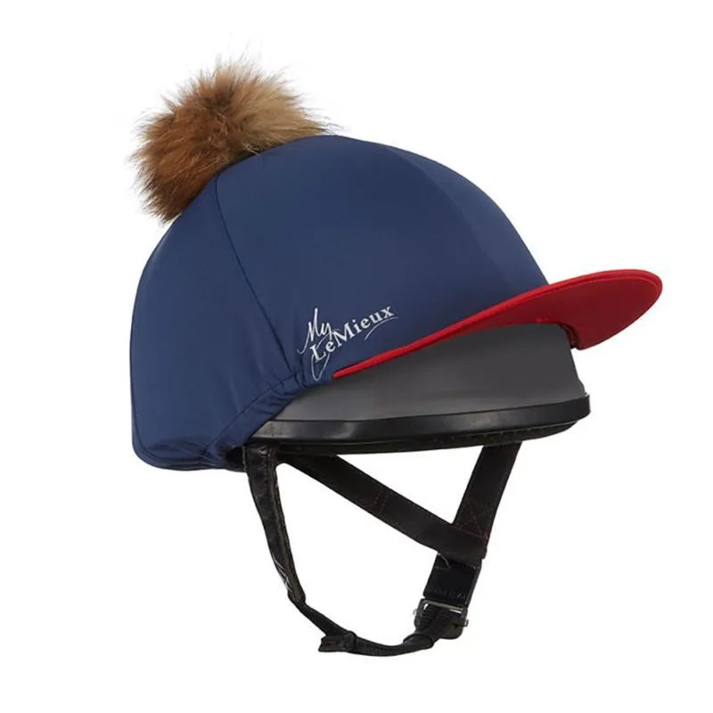 My LeMieux Pom Pom Hat Silk - Navy
