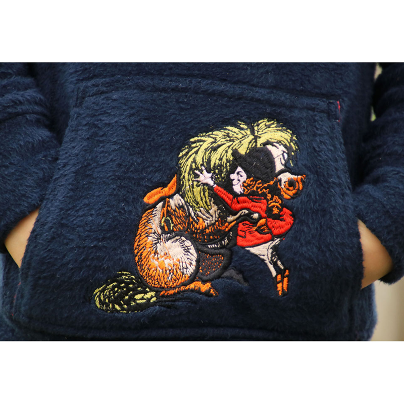 Hy Equestrian Thelwell Collection Children's Soft Fleece - Navy-2