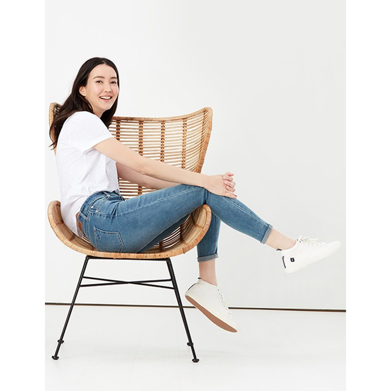 Joules Carley Solid Classic Crew T-Shirt - Bright White-3