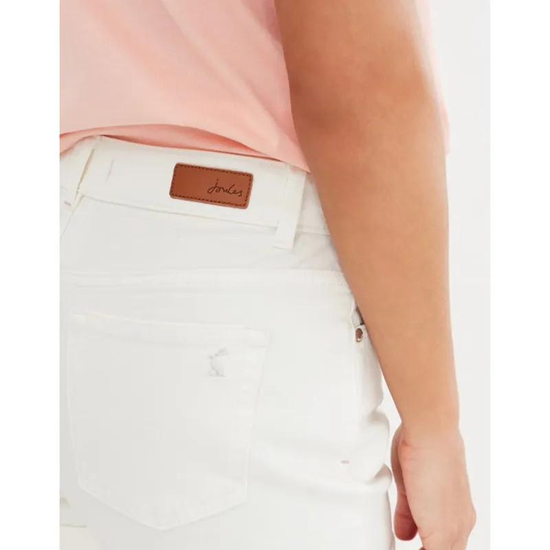 Joules Shirley Denim Short - Marshmallow-2