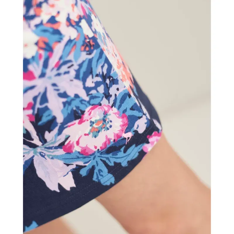 Joules Portia Print Jersey Skirt - Navy Floral-2