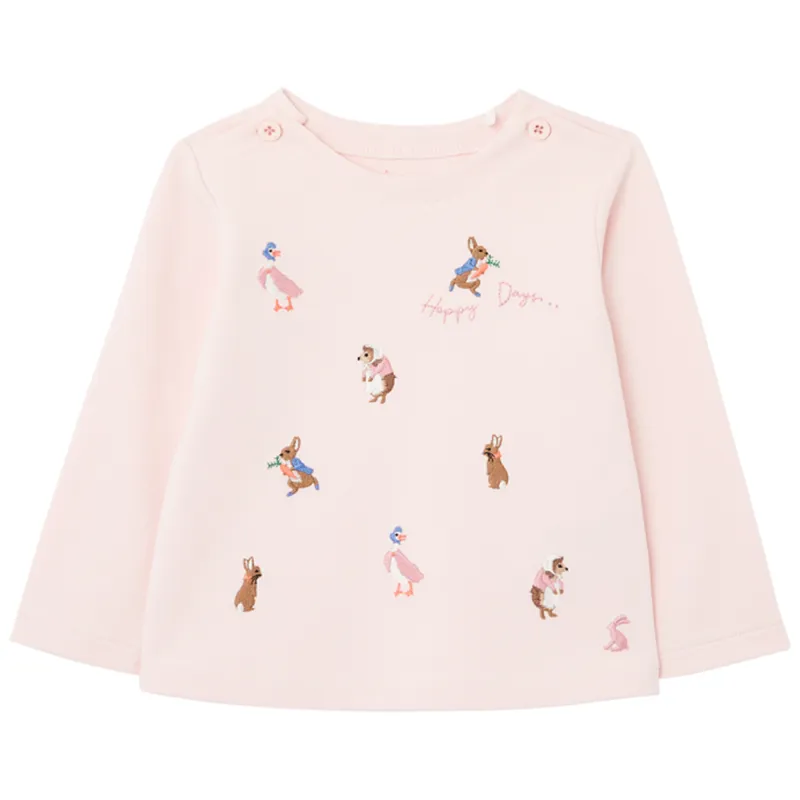 Joules Peter Rabbit Harriet Top Pink Peter