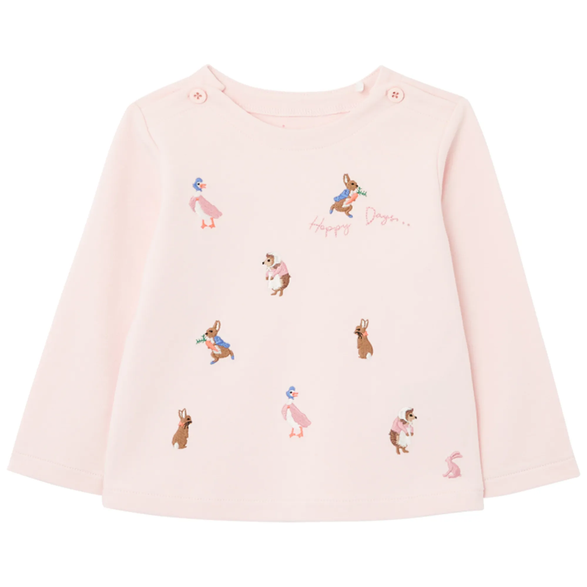 Joules Rabbit Design Joules Peter Rabbit Harriet Top - Pink Peter