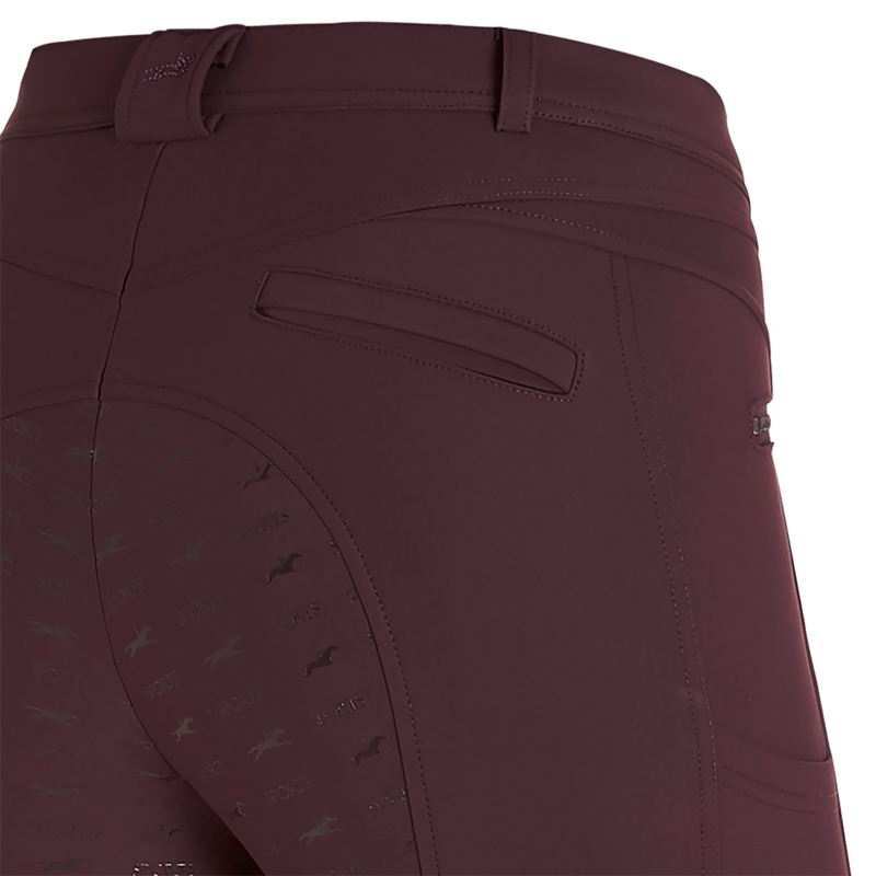 Schockemohle Winter Julina FS Style Breeches - Wine-2