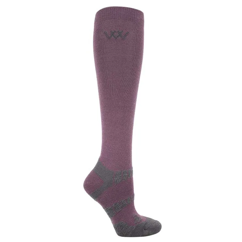 Woof Wear Winter Riding Sock - Heather