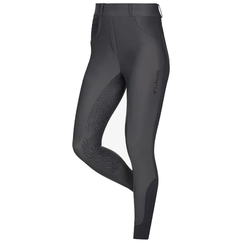 LeMieux Demi Pull On Breggings Full Seat - Grey