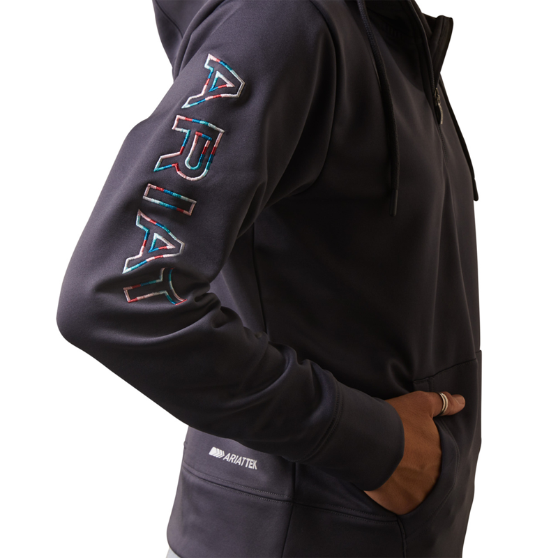 Ariat Women's Tek Hoodie 1/2 Zip Hoodie - Periscope-2