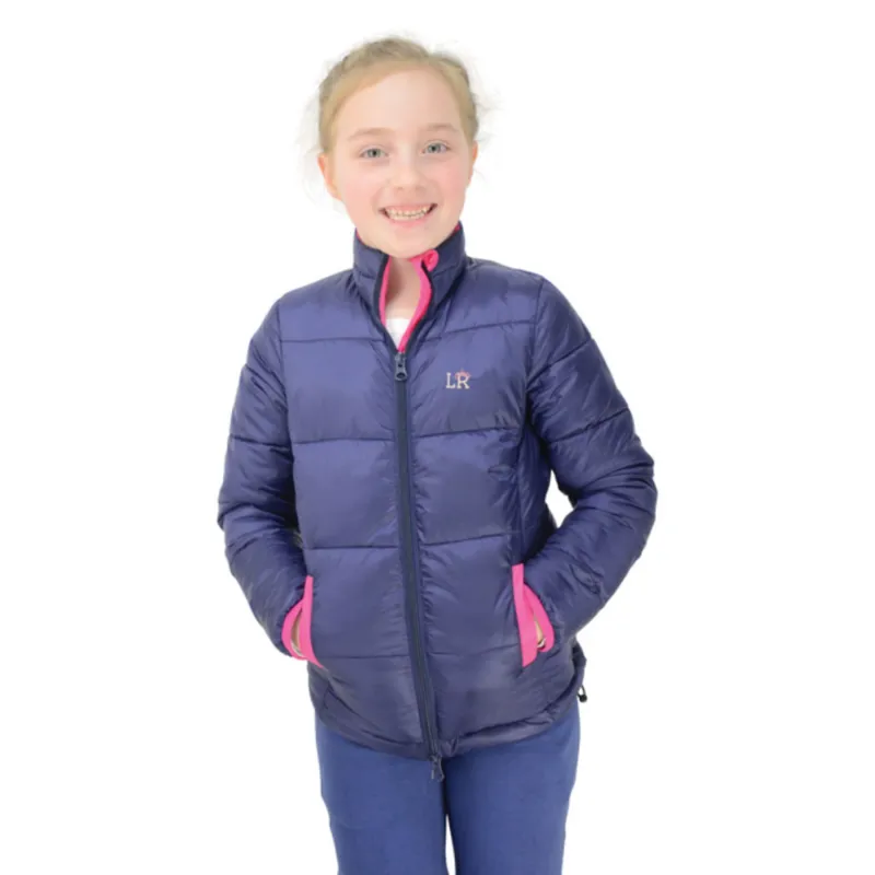 Little Rider Annabelle Padded Jacket - Navy/Pink