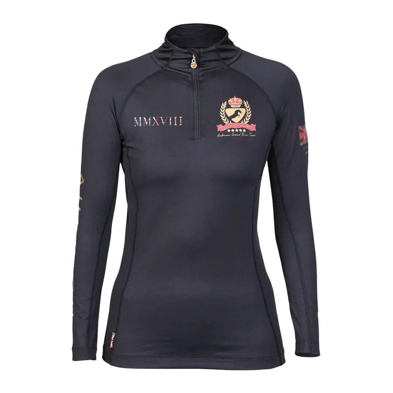 Aubrion Team Long Sleeve Base Layer - Maids - Black