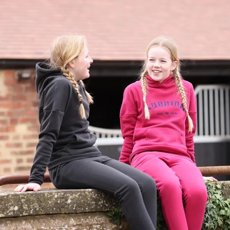 Aubrion Young Rider Serene Joggers - Cerise-3